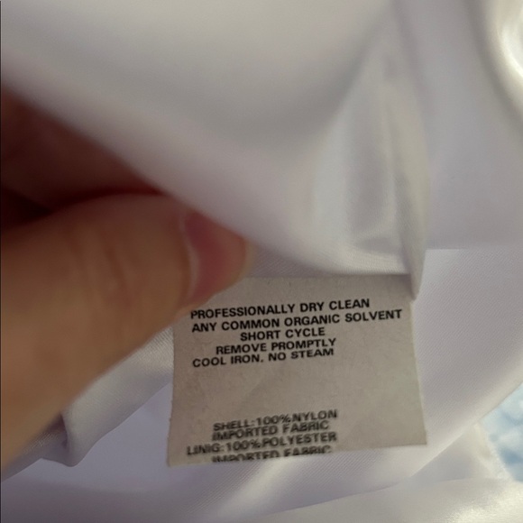 Gunne Sax Jessica McClintock Strapless White tulle glitter maxi dress - Picture 12 of 13